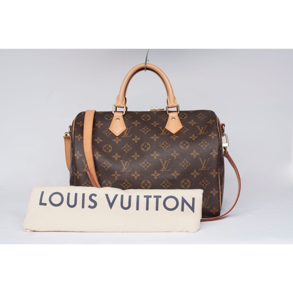 Louis Vuitton Handbags - Authentic LOUIS VUITTON Monogram Canvas Speedy 30 Bandouliere Handbag